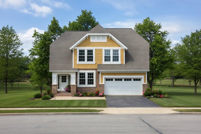 Home Plan - Exterior - Front Elevation 2 for Bungalow House Plan #20-1232 - 3 bed, 2.5 bath