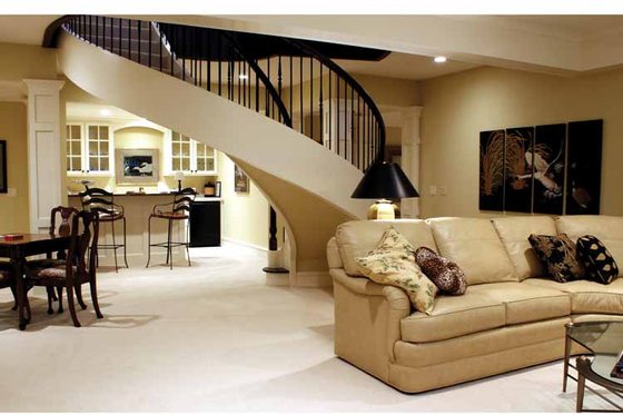 Interior - Family Room for European House Plan #928-65 - 4 bed, 5.5 bath