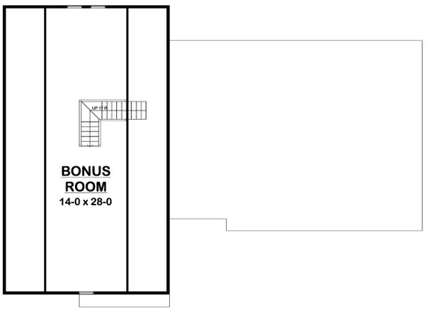 Farmhouse Floor Plan - Upper Floor Plan #126-240