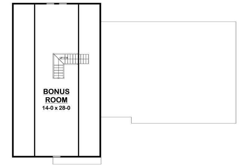 House Blueprint - Floor Plan - Upper Floor for Farmhouse House Plan #126-240 - 3 bed, 2.5 bath