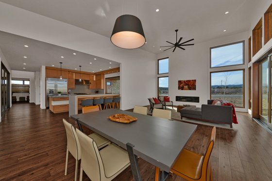 Interior - Dining Room for Modern House Plan #892-47 - 3 bed, 3.5 bath