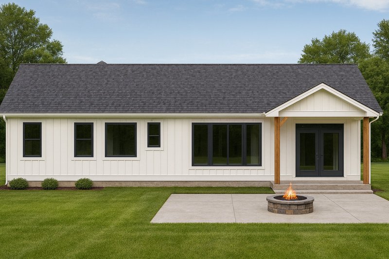 House Blueprint - Exterior - Other Elevation 1 for Craftsman House Plan #112-299 - 3 bed, 2 bath