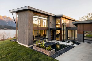 Dream House Plan - Exterior - Front Elevation for Modern House Plan #80-229 - 3 bed, 3.5 bath