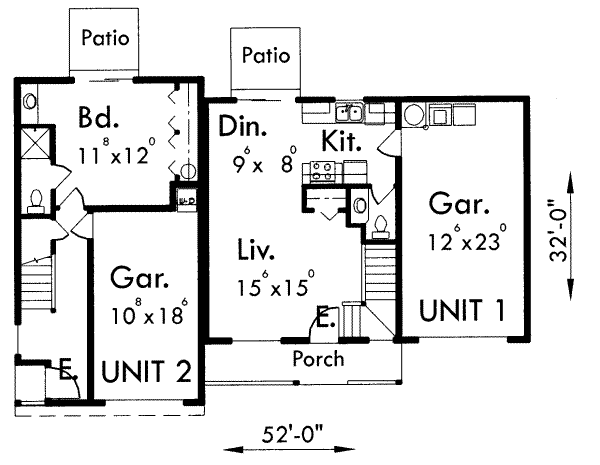 Traditional Floor Plan - Main Floor Plan #303-373