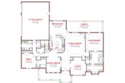 European Style House Plan - 4 Beds 3.5 Baths 3089 Sq/Ft Plan #63-167 