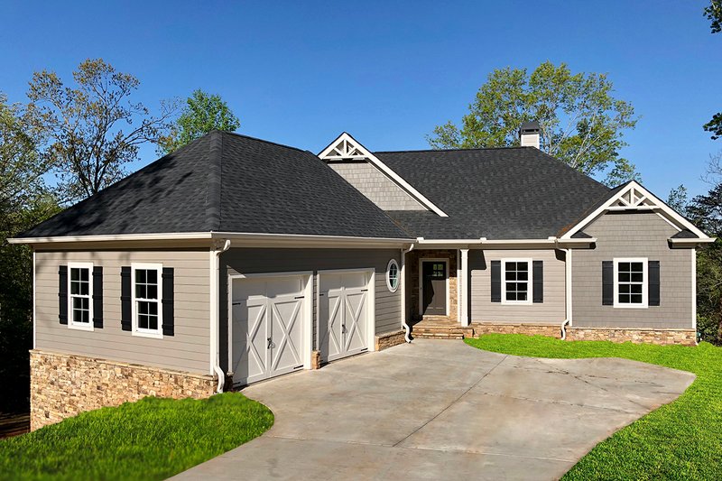 Home Plan - Ranch Exterior - Front Elevation Plan #437-88