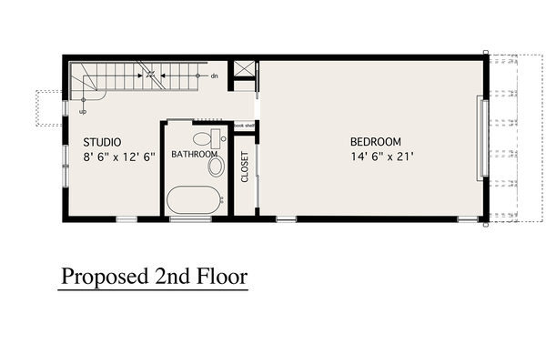 Modern Floor Plan - Upper Floor Plan #905-4