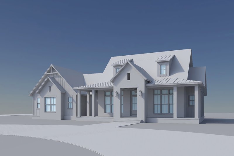 House Blueprint - Exterior - Front Elevation 8 for Farmhouse House Plan #430-426 - 3 bed, 3.5 bath
