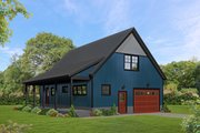 Traditional Style House Plan - 1 Beds 2 Baths 1744 Sq/Ft Plan #932-506 