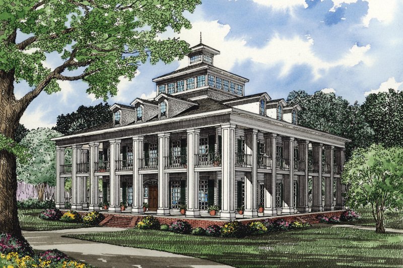 House Design - Southern Exterior - Front Elevation Plan #17-3233