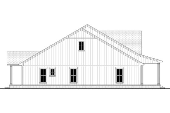 Exterior - Other Elevation for Farmhouse House Plan #430-442 - 4 bed, 3 bath