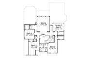 European Style House Plan - 5 Beds 3.5 Baths 4536 Sq/Ft Plan #411-314 