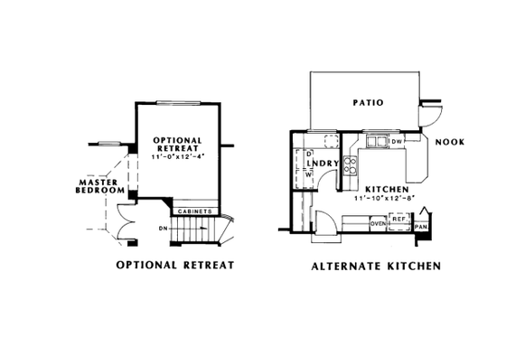 Floor Plan - Other Floor for Traditional House Plan #312-539 - 4 bed, 2.5 bath