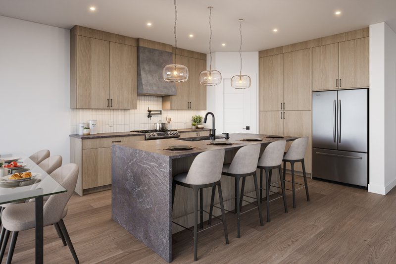 Home Plan - Interior - Kitchen for Contemporary House Plan #1100-60 - 3 bed, 4 bath
