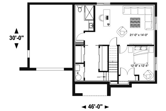 Standard Finished Basement 