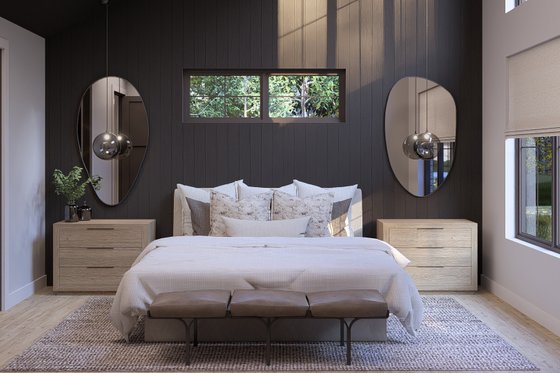 Interior - Master Bedroom 1 for Barndominium House Plan #455-417 - 4 bed, 3.5 bath