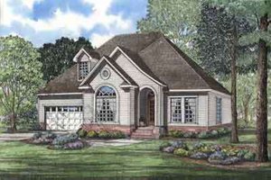 Traditional Exterior - Front Elevation Plan #17-2195