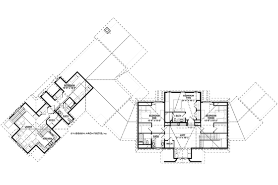 Floor Plan - Upper Floor for Craftsman House Plan #928-292 - 5 bed, 4 bath
