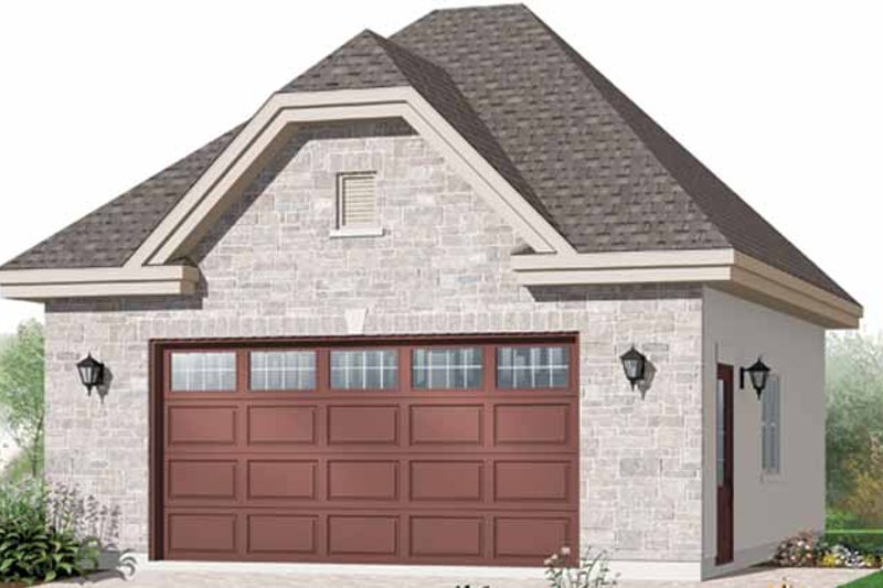 Dream House Plan - European Exterior - Front Elevation Plan #23-2468