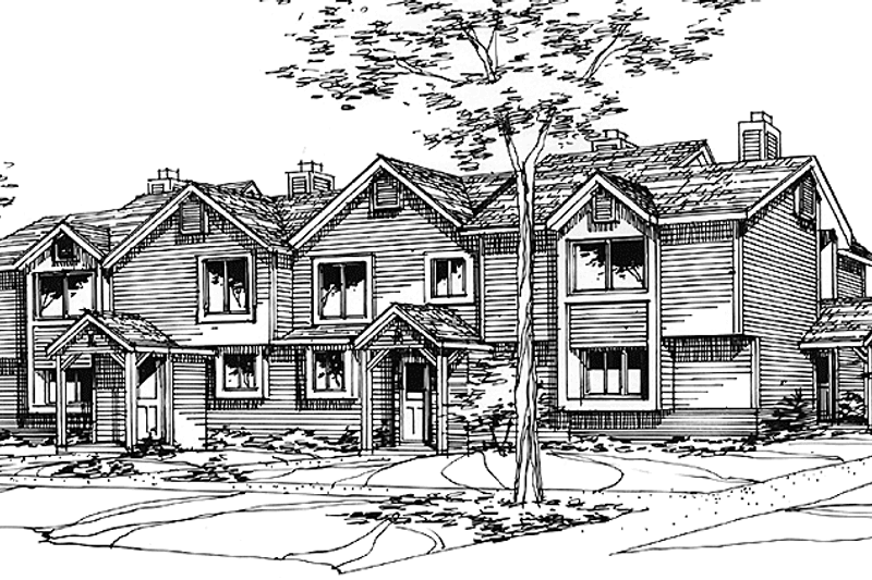 Home Plan - Prairie Exterior - Front Elevation Plan #320-1151