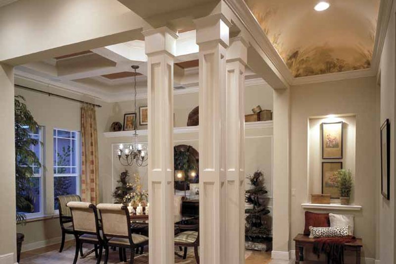 Dream House Plan - Interior - Dining Room for Mediterranean House Plan #417-746 - 3 bed, 4 bath