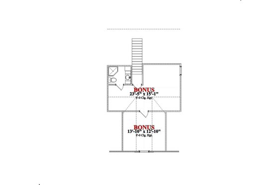 Floor Plan - Upper Floor Plan #63-283