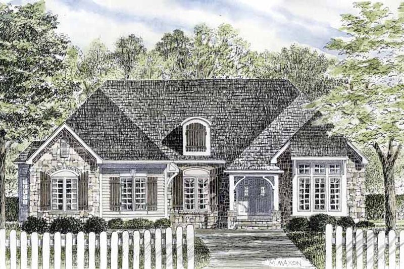 Architectural House Design - Cottage Exterior - Front Elevation Plan #316-267