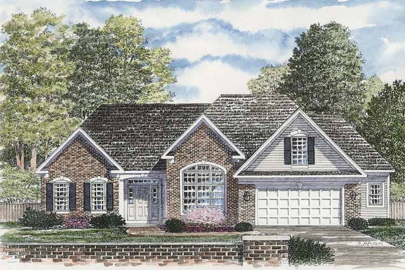 Home Plan - Ranch Exterior - Front Elevation Plan #316-247