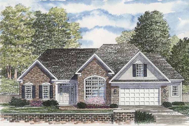 House Blueprint - Ranch Exterior - Front Elevation Plan #316-247