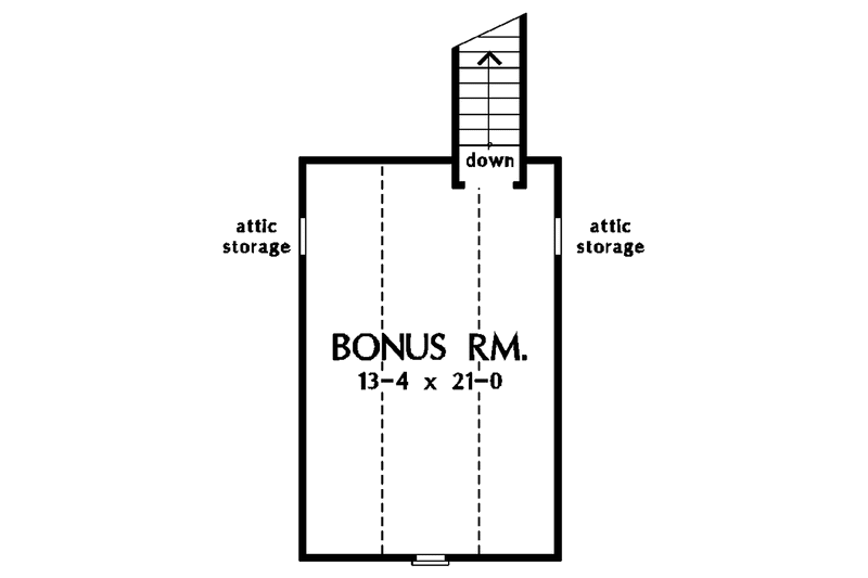 Home Plan - Floor Plan - Other Floor for Country House Plan #929-730 - 3 bed, 2 bath