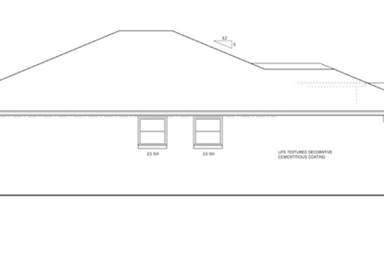 Exterior - Other Elevation 1 for Mediterranean House Plan #1058-54 - 3 bed, 2 bath
