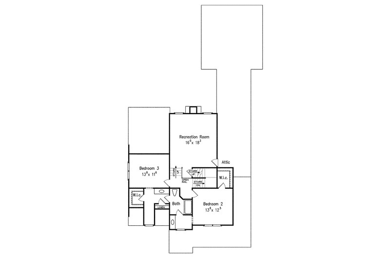 Home Plan - Floor Plan - Upper Floor for Country House Plan #927-319 - 3 bed, 2.5 bath