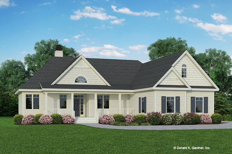 Home Plan - Ranch Exterior - Front Elevation Plan #929-403