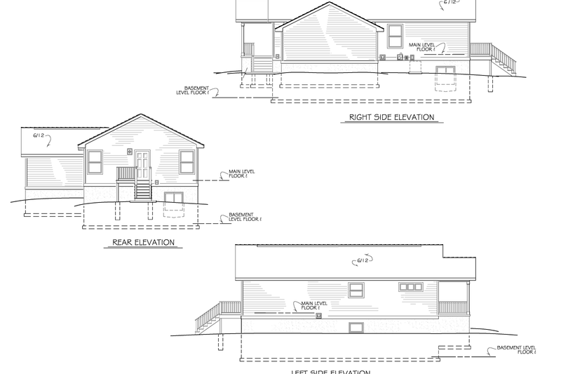 House Plan Design - Exterior - Other Elevation 1 for Traditional House Plan #1122-9 - 3 bed, 1 bath