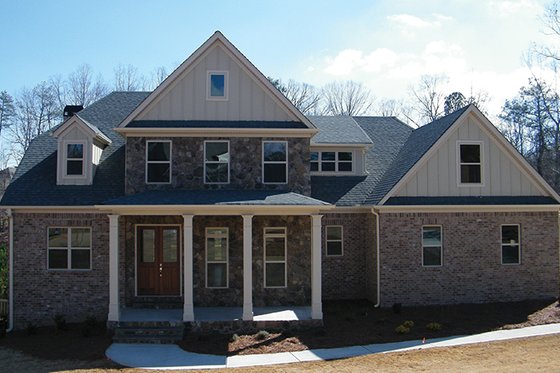 Exterior - Front Elevation 5 for Country House Plan #927-374 - 4 bed, 4.5 bath
