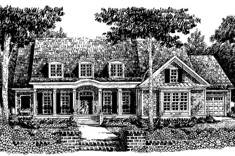 Home Plan - Exterior - Front Elevation 3 for Country House Plan #927-284 - 4 bed, 3.5 bath