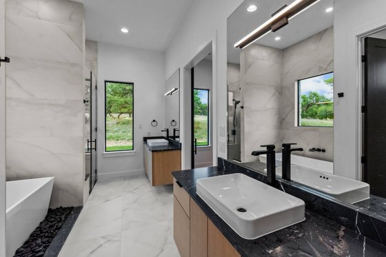Interior - Master Bathroom 1 for Modern House Plan #1110-38 - 4 bed, 5 bath