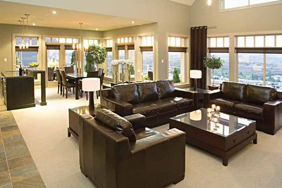 Interior - Family Room 1 for Craftsman House Plan #929-872 - 4 bed, 3 bath