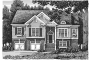 Colonial Style House Plan - 3 Beds 2 Baths 1764 Sq/Ft Plan #927-912 