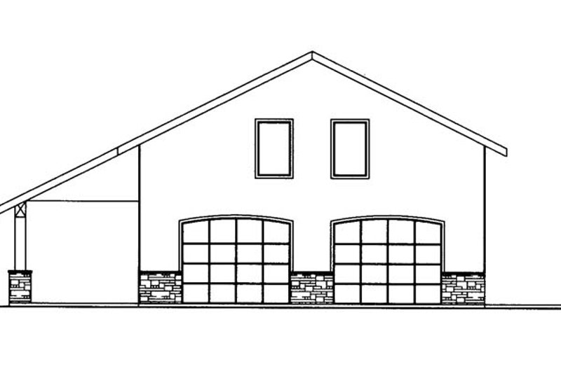 Architectural House Design - Exterior - Other Elevation for Contemporary House Plan #117-855 - 1 bed, 2 bath