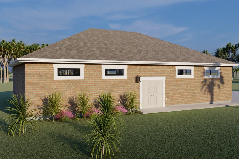 Architectural House Design - Exterior - Other Elevation 2 for Traditional House Plan #1060-79, 1 bath