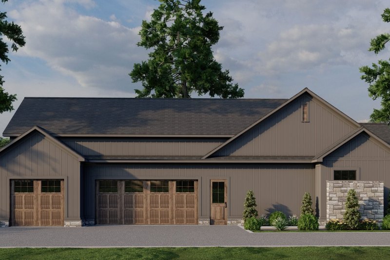 Home Plan - Exterior - Other Elevation 3 for Farmhouse House Plan #923-393 - 3 bed, 3.5 bath