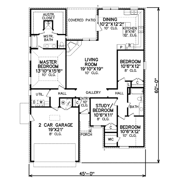 Traditional Floor Plan - Main Floor Plan #65-381