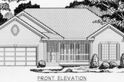 Traditional Style House Plan - 3 Beds 2 Baths 1368 Sq/Ft Plan #112-109 