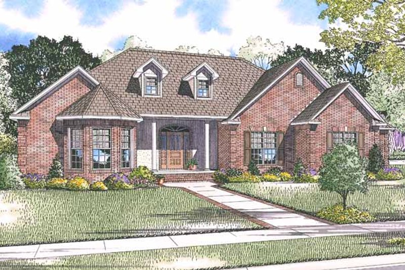 Home Plan - Country Exterior - Front Elevation Plan #17-2915
