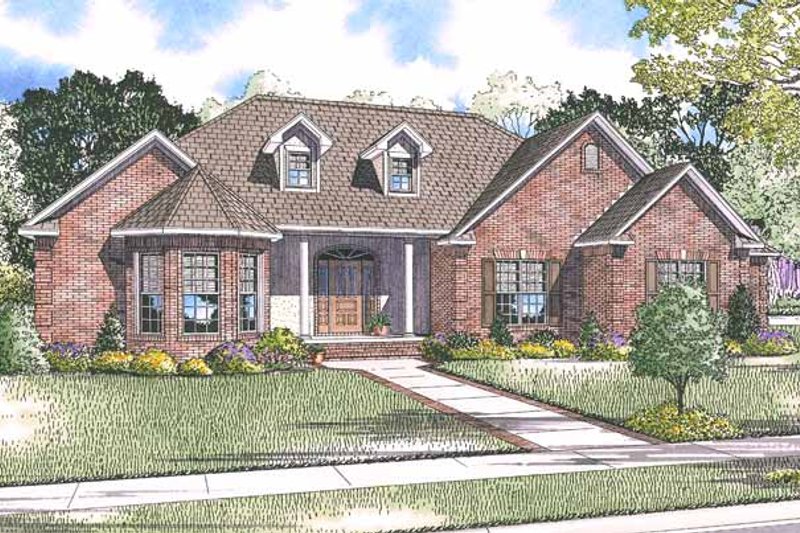 Dream House Plan - Country Exterior - Front Elevation Plan #17-2915