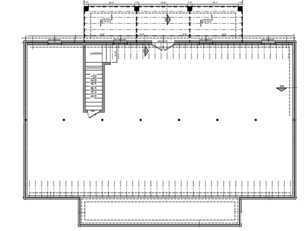 Colonial Floor Plan - Lower Floor Plan #21-431