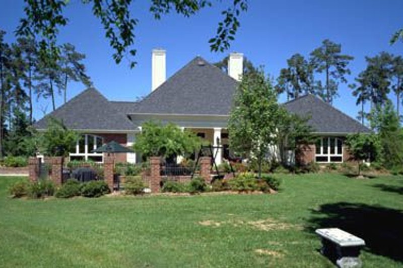 Home Plan - Exterior - Rear Elevation for Traditional House Plan #45-154 - 4 bed, 2 bath