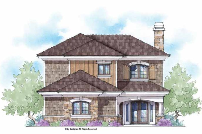 Home Plan - Country Exterior - Front Elevation Plan #938-44