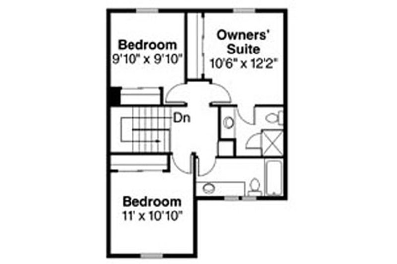 Home Plan - Floor Plan - Upper Floor for Contemporary House Plan #124-804 - 5 bed, 3.5 bath